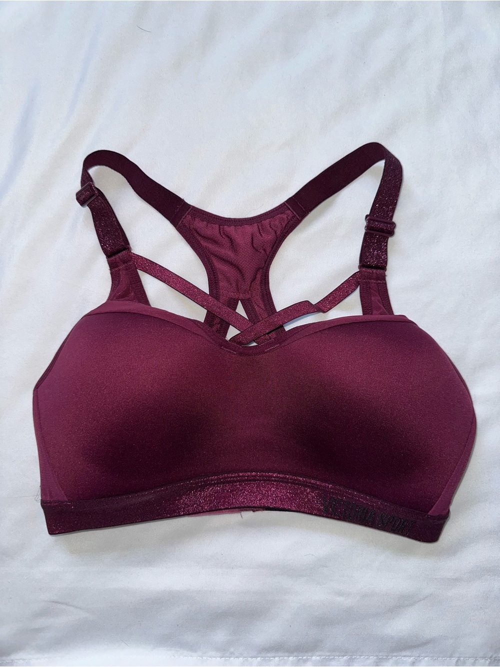 Victorias Secret  Incredible Lightweight Sports Bra with Glittery Trim
